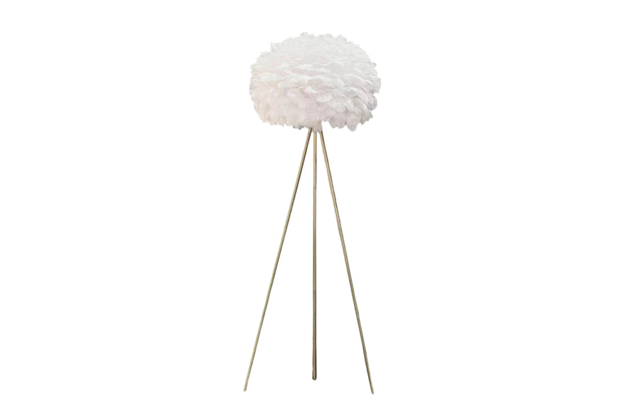 Feather Tripod Floor Lamp