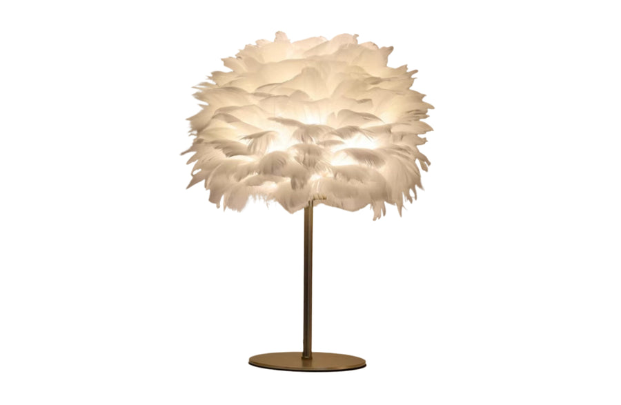 Feather Table Lamp