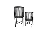Logan Planter - Large - Black