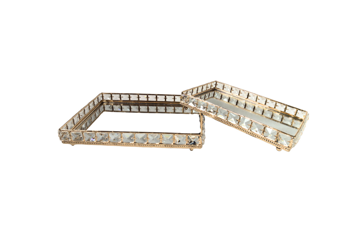 Katie Tray - Rectangle - Small - Gold