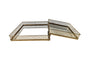 Nina Tray - Rectangle - Set of 2 - Gold