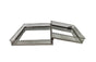 Nina Tray - Rectangle - Set of 2 - Silver
