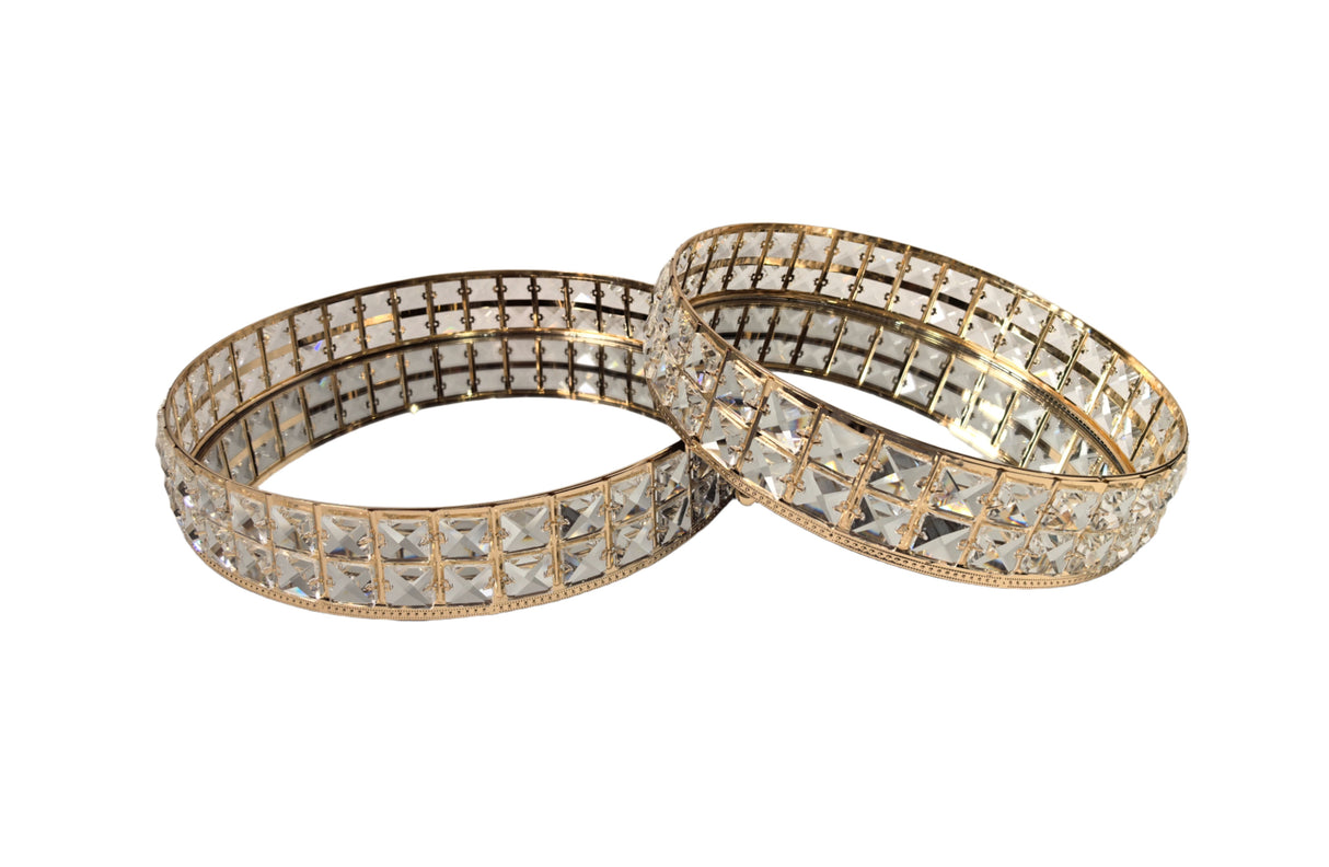 Katie Tray - Round - Small - Gold