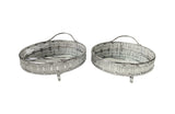 Tessa Round Tray - Small - Silver