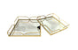 Willow Square Tray - Large - Gold