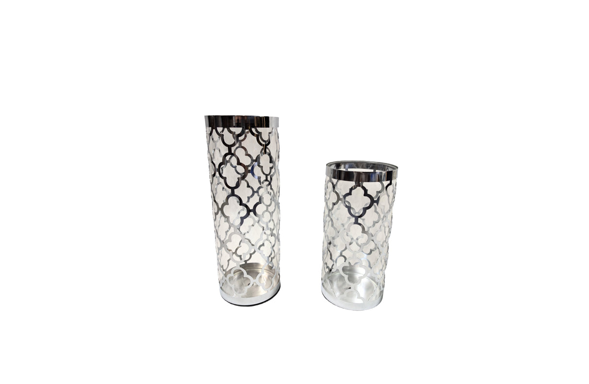 Ava Vase - Large- Silver