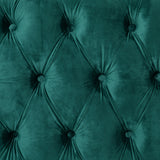 Madeline Range - Green Velvet - Gold Trims - Side View