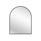 Black Metal Arch Mirror - Small 80cm x 100cm