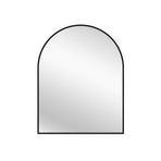 Black Metal Arch Mirror - Small 80cm x 100cm