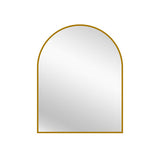 Gold Metal Arch Mirror - Small 80cm x 100cm