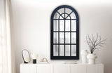 Window Style Mirror - Black Arch 70 CM x 130 CM