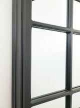 Window Style Mirror - Black Arch 70 CM x 130 CM - Rear View