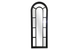 Window Style Mirror - Black Arch 60cm x 180cm