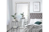 Silver Beaded Framed Mirror - X Large 190cm x 100cm