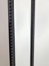 Black Beaded Framed Mirror - X Large 190cm x 100cm - 45-Degree Angle
