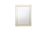 Gold Beaded Framed Mirror - Rectangle 80cm x 110cm