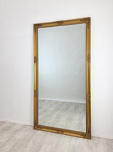 French Provincial Ornate Mirror - COUNTRY GOLD - X Large 100cm x 190cm - Side View