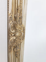 French Provincial Ornate Mirror - Champagne - Medium 70cm x 170cm - 45-Degree Angle