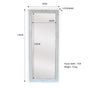 French Provincial Ornate Mirror - White - Medium 70cm x 170cm