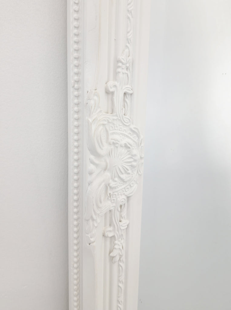 French Provincial Ornate Mirror - White - Medium 70cm x 170cm, image 5