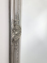 French Provincial Ornate Mirror - Antique Silver - Small 80cm x 110cm - Rear View