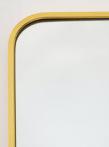 Gold Metal Rectangle Mirror - X-Large 100cm x 200cm - Top-Down View