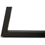Begonia Side Sofa End Table 60cm Live Edge Mango Wood Unique Furniture - Natural - Low Angle