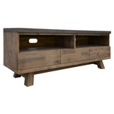 Stony 150cm ETU Entertainment TV Unit with Concrete Top - Grey - Side View