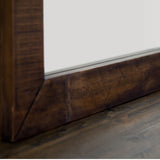 Catmint Dresser Mirror Vanity Dressing Table Solid Pine Wood Frame - Grey Stone - Top-Down View