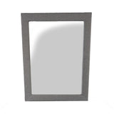 Molly Dresser Mirror 6 Chest of Drawers Bedroom Storage Cabinet - Light Grey - Low Angle