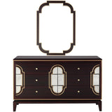 Scarlet Antique 2pc Bedside Table Dresser Solid Wood Chest of Drawers Nightstand - 45-Degree Angle