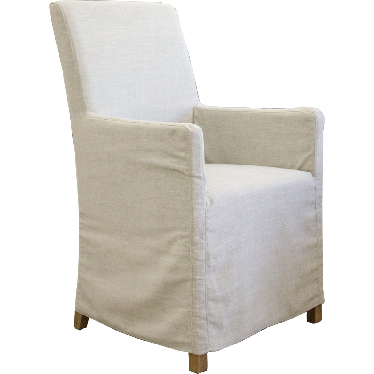 Ixora Dining Chair Set of 6 Fabric Slipcover French Provincial Carver Timber