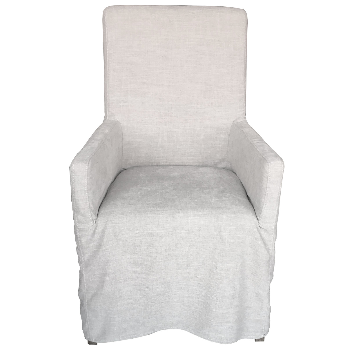 Ixora Dining Chair Set of 6 Fabric Slipcover French Provincial Carver Timber
