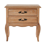 Bali 5pc Queen Bed Suite Bedside Dresser Bedroom Rattan Furniture Package Oak - 45-Degree Angle
