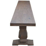 Florence 7pc Dining Table Set 230cm 5 Chair 1 Seat Bench French Provincial - Close-Up Angle