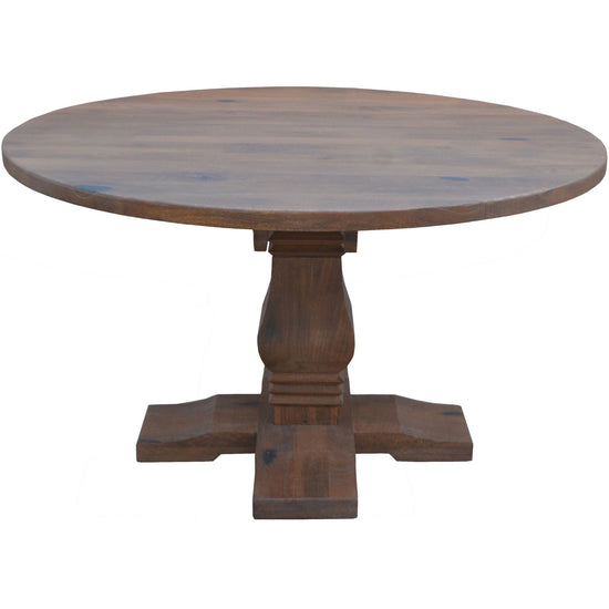 Florence Round Dining Table 135cm French Provincial Pedestal Solid Timber Wood