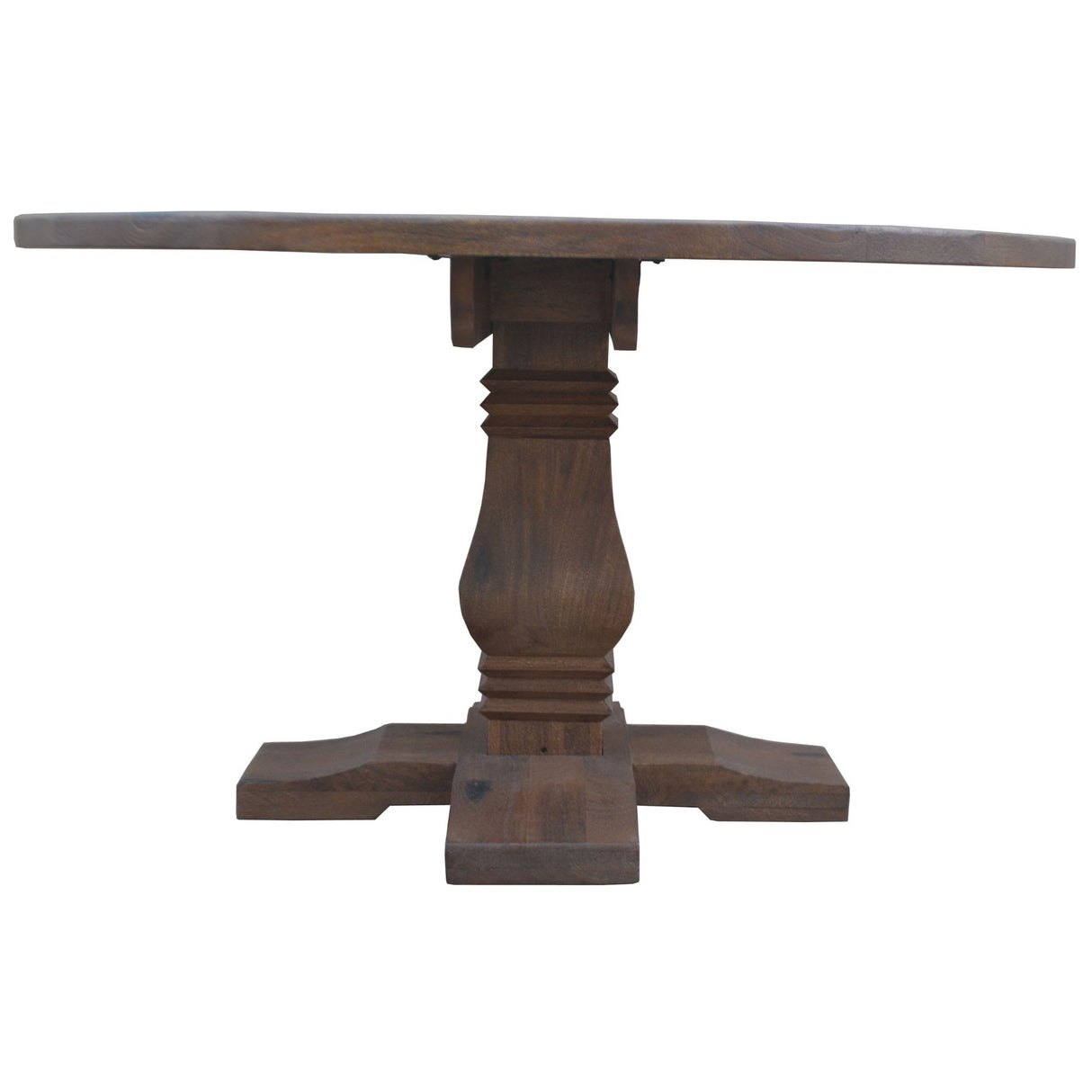 Florence Round Dining Table 135cm French Provincial Pedestal Solid Timber Wood