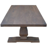 Florence Coffee Table 140cm Pedestal Solid Timber Wood French Provincial - 45-Degree Angle