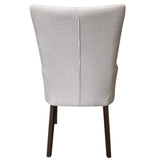 Florence Set of 4 Carver Fabric Dining Chair French Provincial Solid Timber - Top-Down View