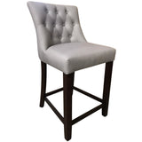 Florence 9pc High Dining Table Set 200cm 8 Fabric Chair French Provincial - Close-Up Angle