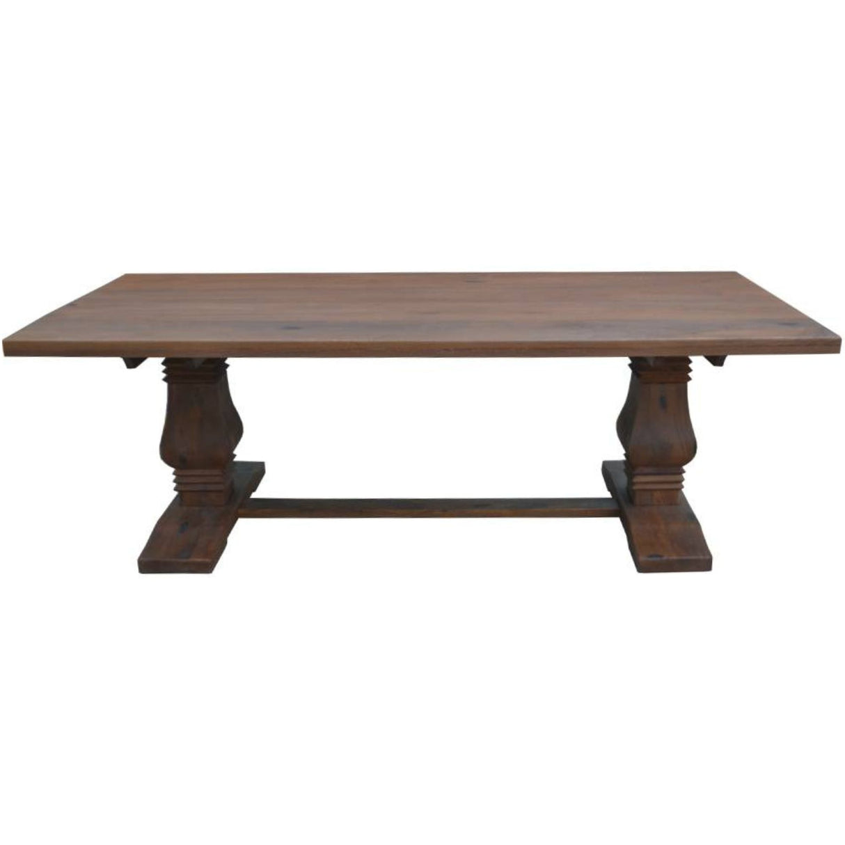 Florence 9pc Dining Table Set 230cm 6 Fabric 2 Carver Chair French Provincial