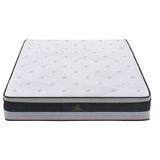 Cloud Dreams Queen Size Pocket Spring Luxury Plush Top 28cm Mattress - Front View