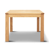 Rosemallow Dining Table 180cm 6 Seater Parquet Top Solid Messmate Timber Wood - Side View