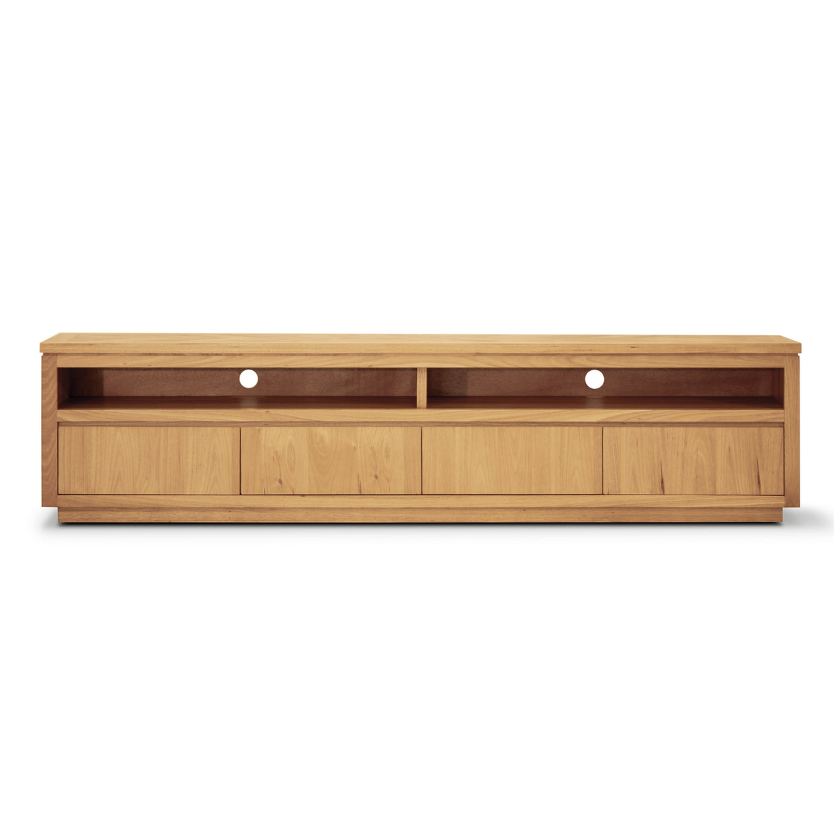 Rosemallow ETU Entertainment TV Unit 235cm 4 Drawer Solid Messmate Timber Wood