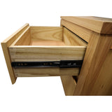 Rosemallow 2pc Bedside Table 2 Drawers Storage Cabinet Nightstand End Tables - 45-Degree Angle