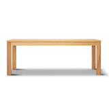 Rosemallow 7pc Dining Set 180cm Table 6 Black PU Chair Solid Messmate Timber - Top-Down View