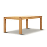 Rosemallow 9pc Dining Set 210cm Table 8 Black PU Chair Solid Messmate Timber - Top-Down View