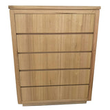 Rosemallow 4pc King Bed Frame Bedroom Suite Timber Bedside Tallboy Package Set - Top-Down View