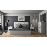 Beechworth Bedside Tables 1 Drawer Storage Cabinet Shelf Side End Table - White - Side View