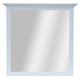 Beechworth Dresser Mirror Vanity Dressing Table Pine Wood Frame Hampton - White - Front View